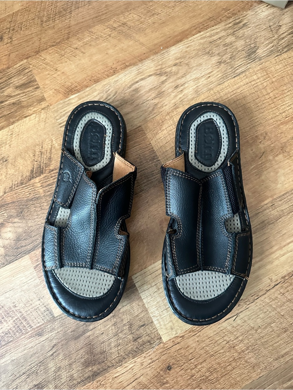 Børn Flores II Men's Slide Leather Sandals~10